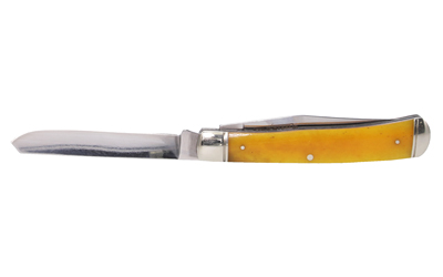 Cold Steel CSFLTRPRY Trapper 3" Folding Knife 8Cr13MoV Yellow Bone Handle - View 2