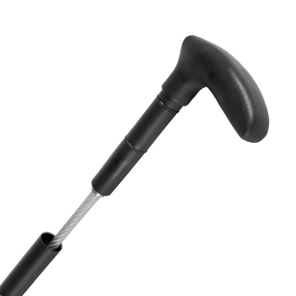 Cold Steel CSCN38CBL Cable Whip Cane Black Carbon w/Zinc Plating 32" OAL - View 2