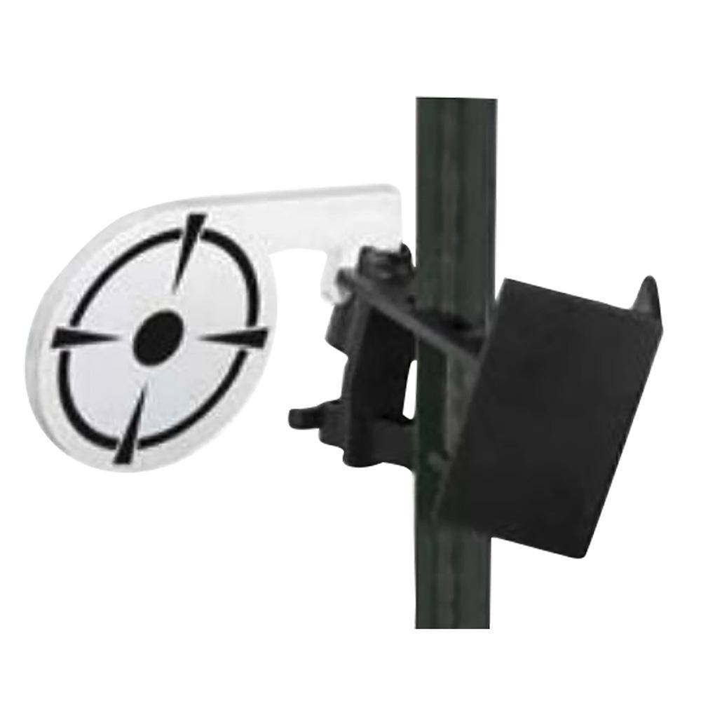 Birchwood Casey TP38DT T-Post Dueling Target Steel Black/White Bullseye - View 2