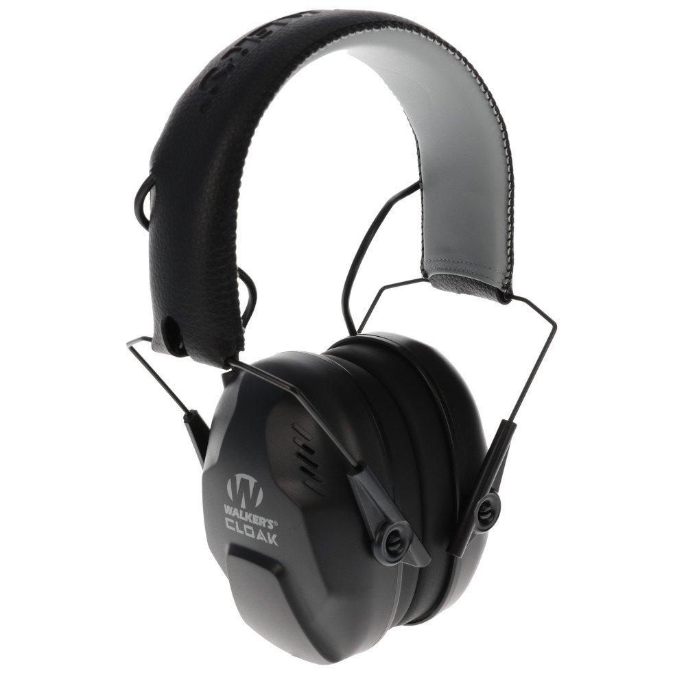 Walker's GWP-CLKDM Cloak Dual Mic Electronic Muff Black 23-25 dB Overhead - View 2