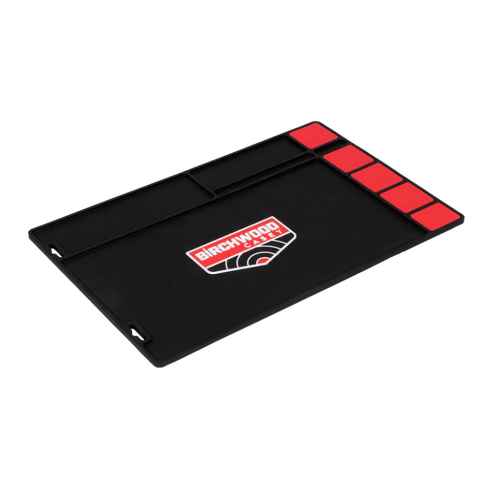 Birchwood Casey 30250 Pistol Cleaning Mat Black/Red Rubber 17"x11" - View 2