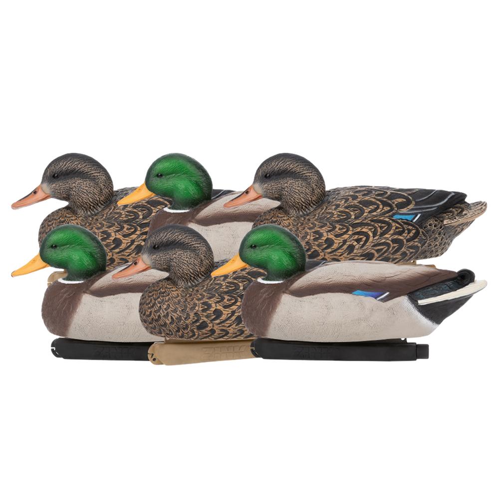 Zink ZNKDY319 Floater Duck Decoys Mallard 6-Pack - View 2