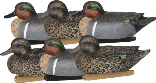 Zink ZNKDY321 Floater Duck Decoys Green Wing Teal 6-Pack - View 2
