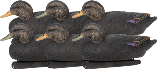 Zink Floater Decoys Black Duck 6 Pack ZNK-ZNKDYBLK - View 2