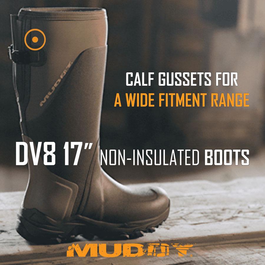 Muddy DV8 MUD-17NI-CL-7D Non-Insulated Boots Clay Size 7D 17-Inch Waterproof - View 2