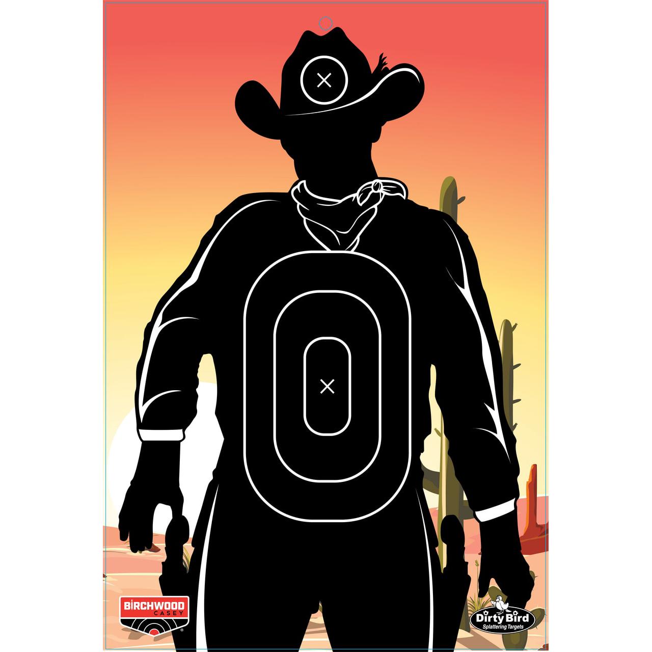 Birchwood Casey Dirty Bird Gunslinger Skyline Target 12x18 6/ct - View 2