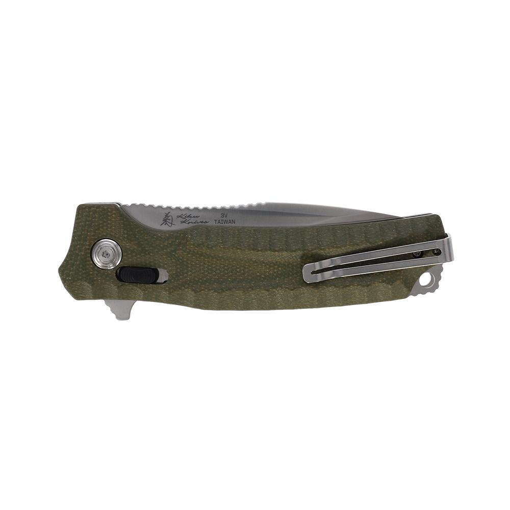 SOG Knives Hidaka XR Folding Knife 4 Modified Tanto Blade Olive Box - View 2