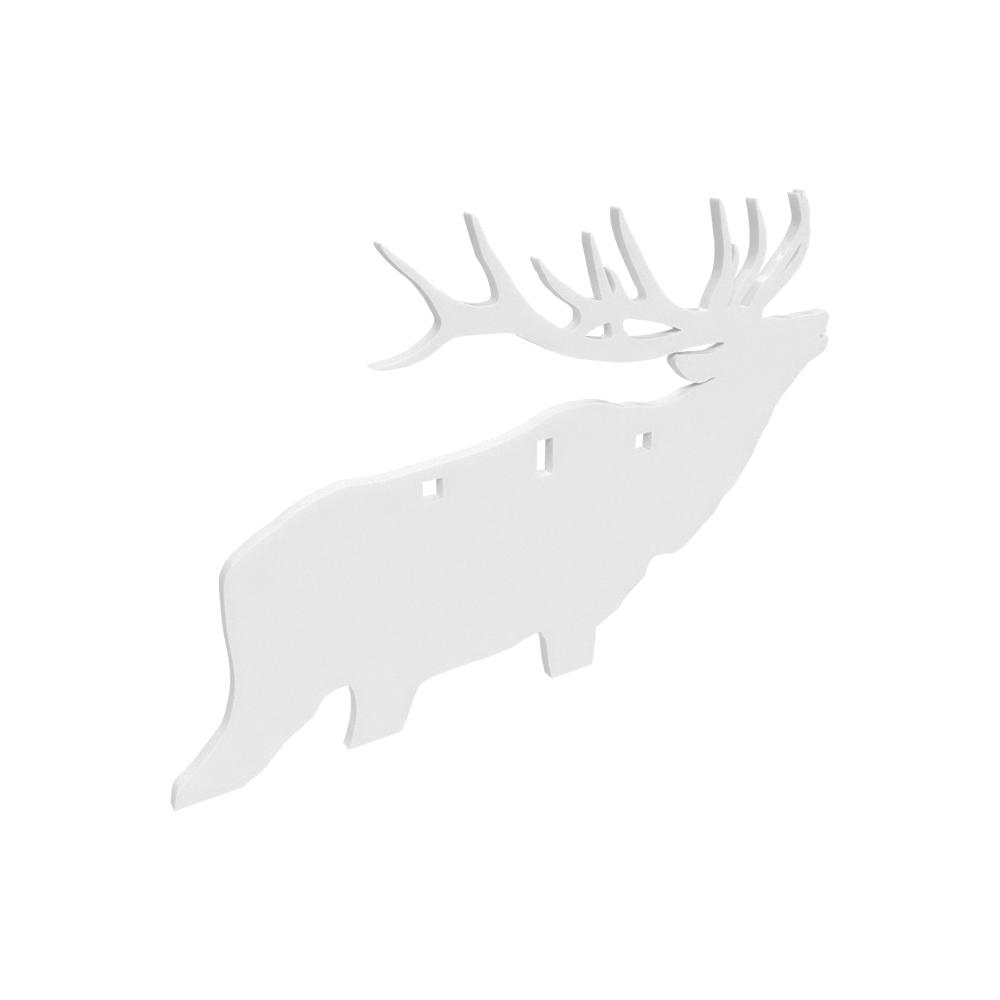Birchwood Casey BC-47700 AR500 Elk Target 3/8" Steel, 21" Silhouette - View 2