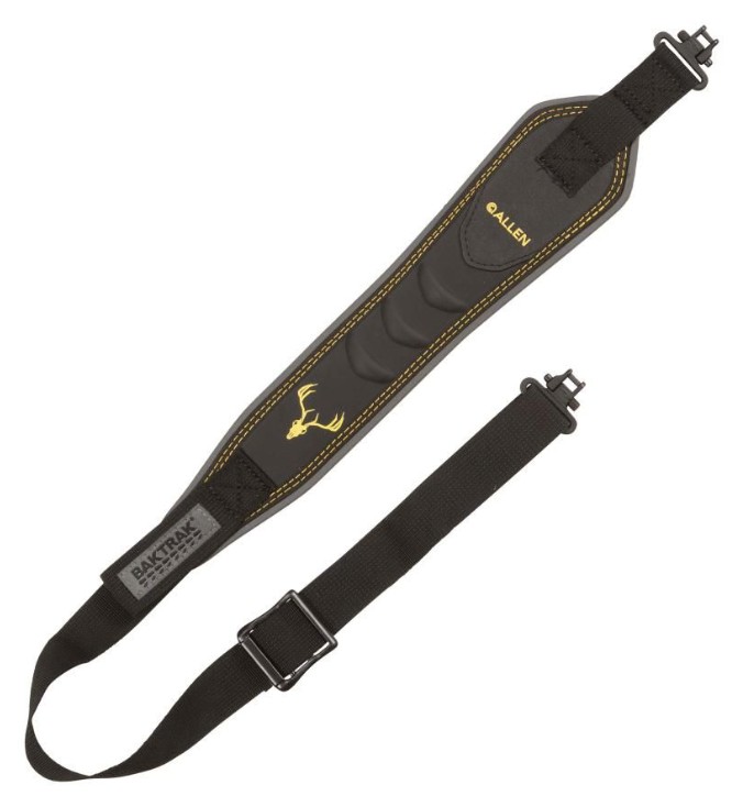 Allen 8355 Baktrak Armor Boulder Sling Black/Yellow, 1.25" Webbing, Swivels - View 2