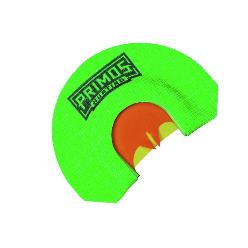 Primos PS1267 Lucy Diaphragm Call 3 Reed Bat Cut Green Plastic - View 2