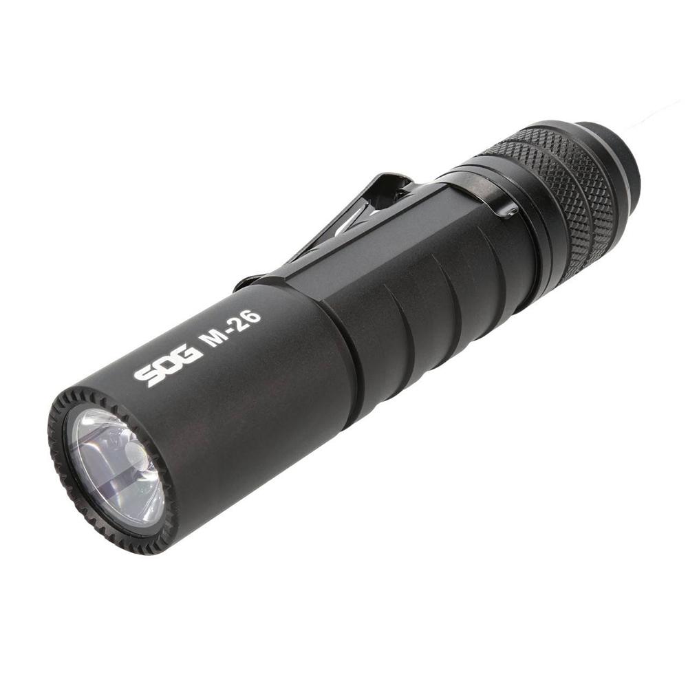SOG M-26 Flashlight SOG-59-65-05-57 1300 Lumens Black 175m Beam Distance - View 2