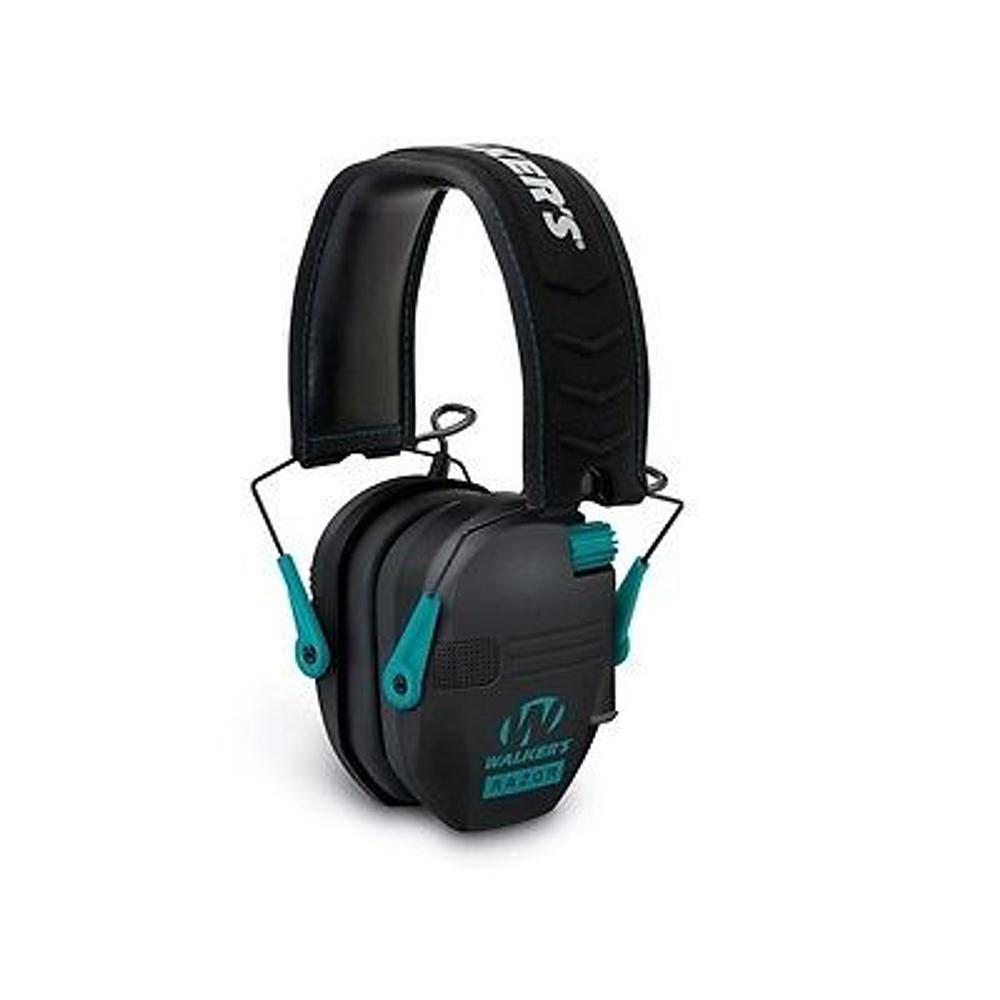Walkers GWP-CRSEM-TL Razor Compact Electronic Muff Teal 23dB - View 2