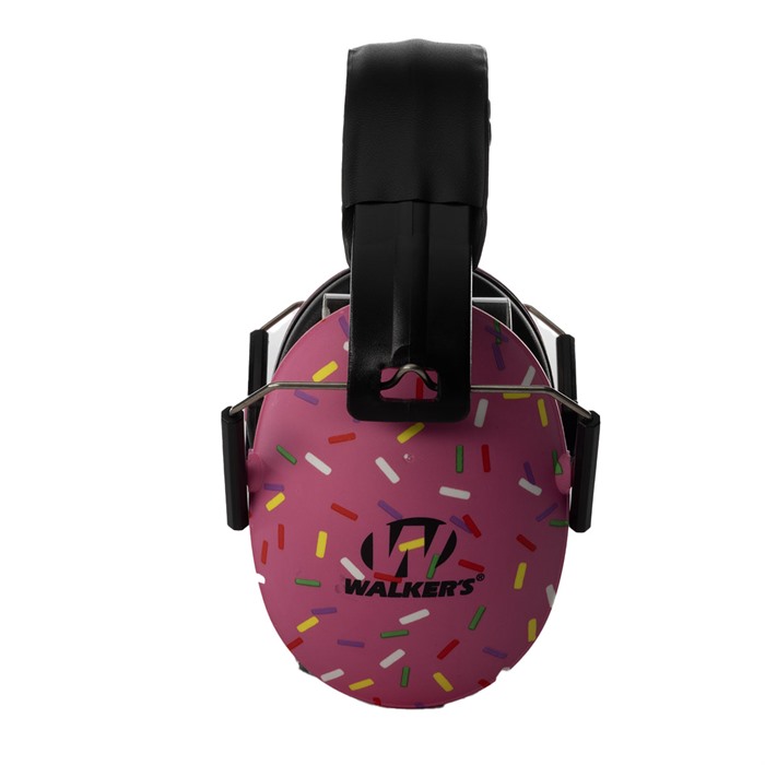 Walker's GWPFKDMSPRNKPK Youth Passive Headset Pink Sprinkles Design - View 2