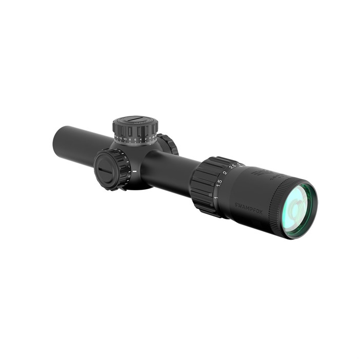 Swampfox THK14241-GB Tomahawk II 1-4x24mm SFP Illuminated Rifle Scope - View 2
