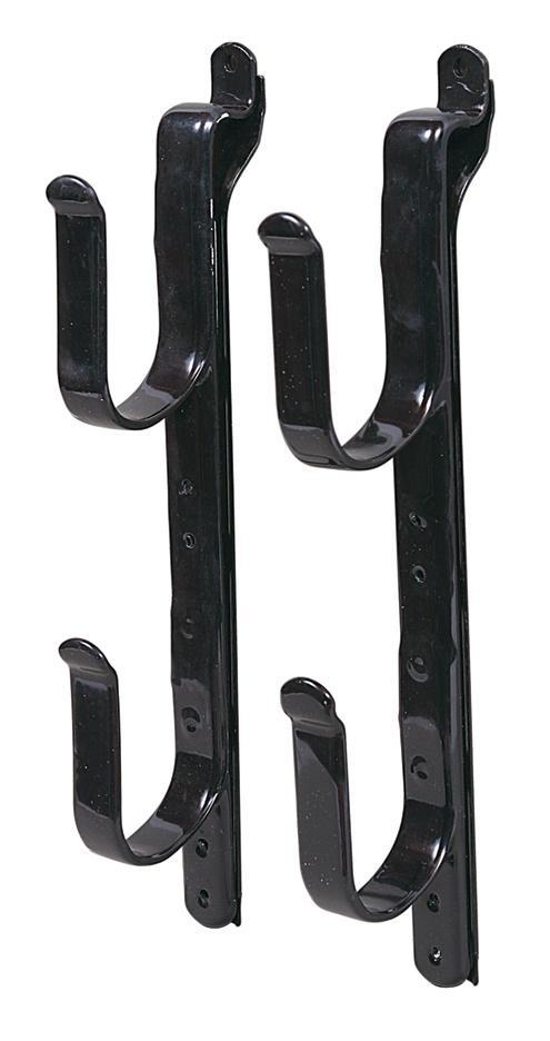 Allen 2 Gun Rack for Truck or Wall, Adjustable 9"-14", Metal Construction, Black - View 2