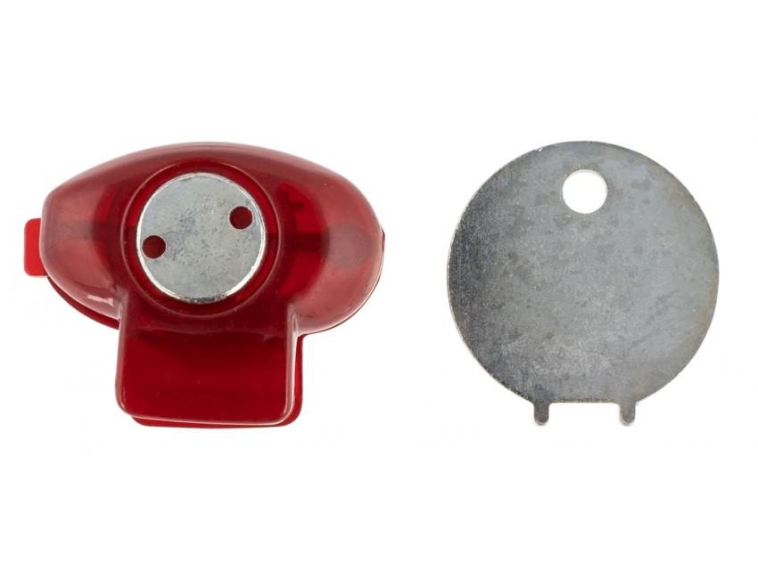 Allen 18511 Universal Trigger Lock Red Polymer Handgun - View 2