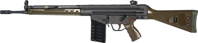 PTR 91 GI Semi Auto .308 Win 18 in Black Green 20 Round Capacity - View 2