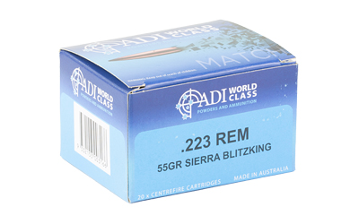 ADI ADI9332153003166 .223 Rem 55gr Sierra BlitzKing 20 Rounds Brass Cased - View 3