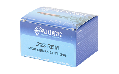ADI ADI9332153003166 .223 Rem 55gr Sierra BlitzKing 20 Rounds Brass Cased - View 4