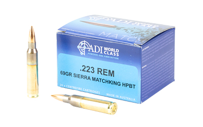 ADI ADI9332153003289 .223 Remington 69 Grain Sierra HPBT Brass Ammo 20 Rds - View 2