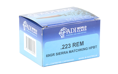 ADI ADI9332153003289 .223 Remington 69 Grain Sierra HPBT Brass Ammo 20 Rds - View 3