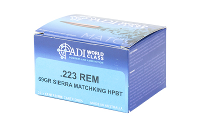 ADI ADI9332153003289 .223 Remington 69 Grain Sierra HPBT Brass Ammo 20 Rds - View 4