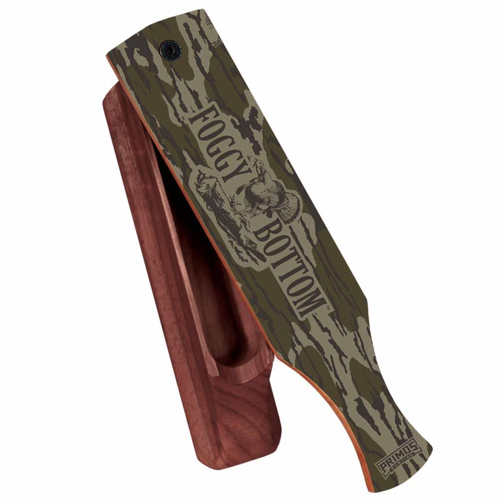 Primos Foggy Bottom Turkey Box Call | Double-Sided | Hand-Tuned | Mossy Oak Original Bottomland | UPC: 010135029609 - View 2