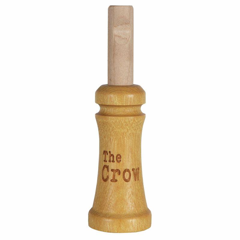 Primos 2912 Crow Call Wood Grain Trap - Custom Hardwood, Wide Range Sound, Laser Engraved, Made in USA - View 2