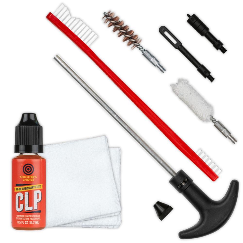 Shooter's Choice 9MM Pistol Cleaning Kit - Brass Rod, Brush, Mop, Patches, Lubricant - View 2