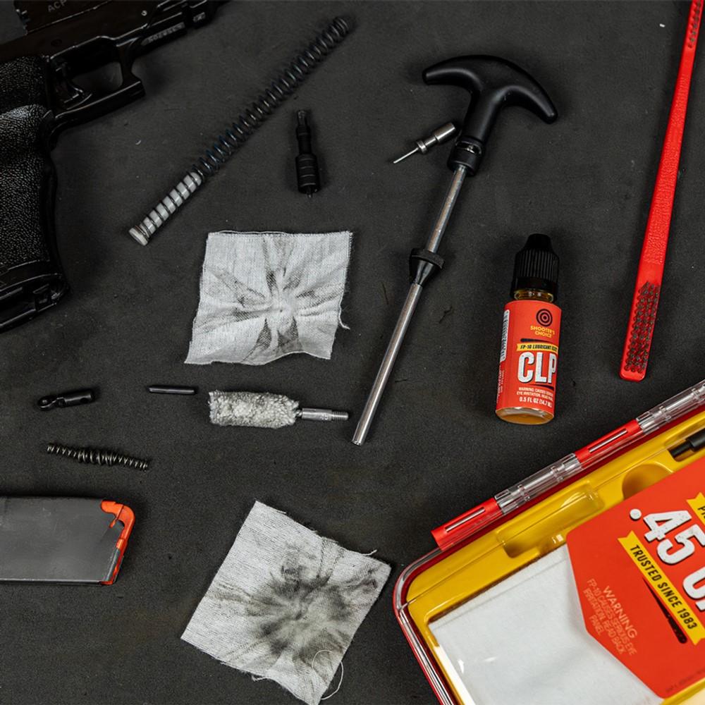 Shooter's Choice .45 Caliber Pistol Cleaning Kit with Brass Components - View 2