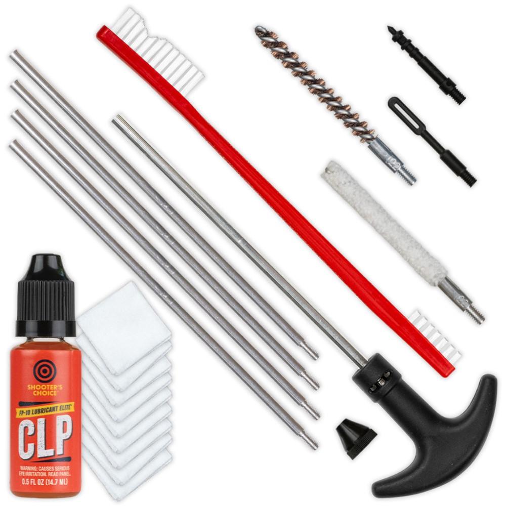 Shooter's Choice 22 Caliber Pistol Cleaning Kit with Brass Components - View 2