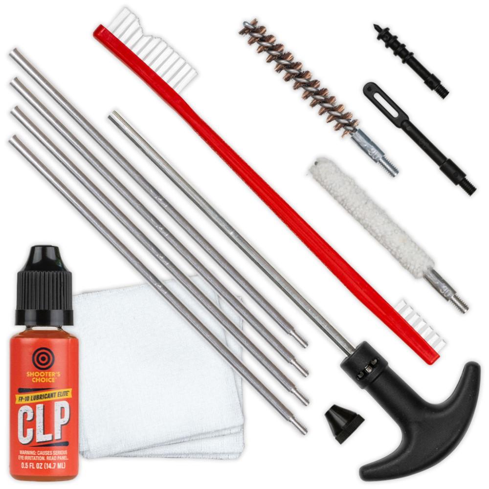 Shooter's Choice 30 Caliber Rifle Cleaning Kit with Brass Components - View 2