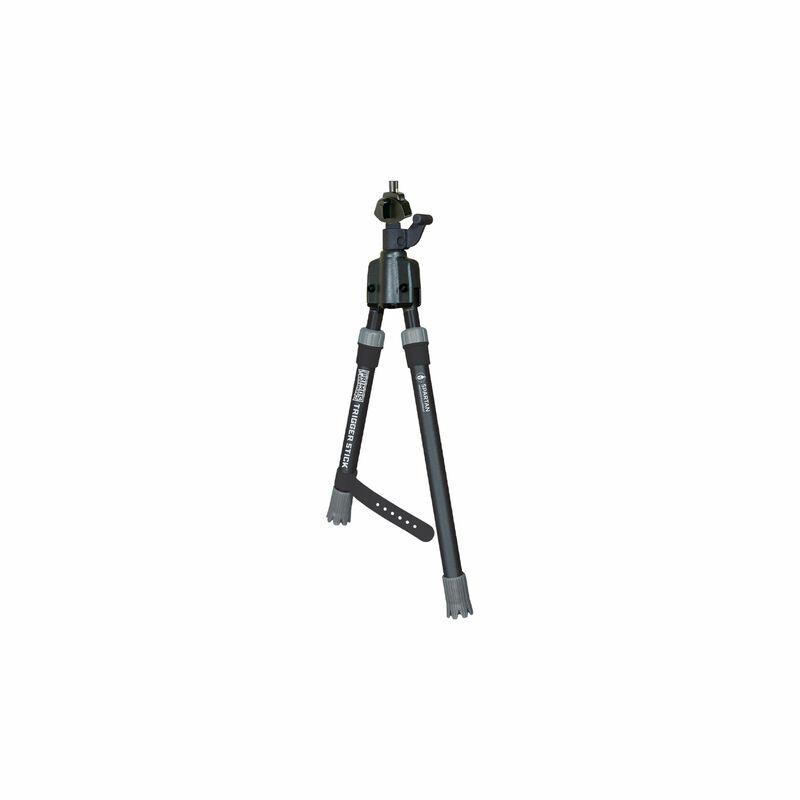 Primos Trigger Stick Gun Mounted Bipod Short Black with Spartan Technology - Quick Adjust, Magnetic Attachment System, Sturdy Steel - View 2