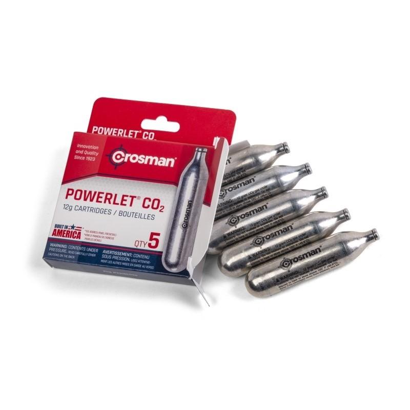 Crosman 231B Powerlet CO2 12 Grams 5 Pack - View 2