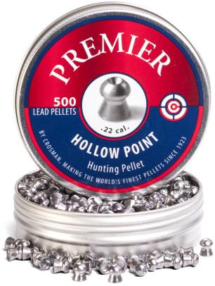 Crosman LHP22 Premier Ultra Magnum 22 Lead Hollow Point 500 Per Tin - View 2