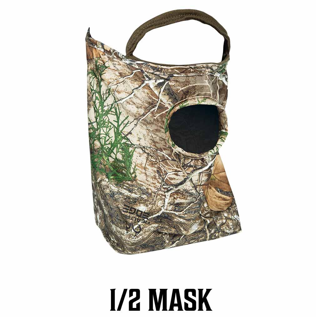 Primos PS6667 1/2 Face Mask Realtree Edge Neoprene One Size Fits Most - View 2