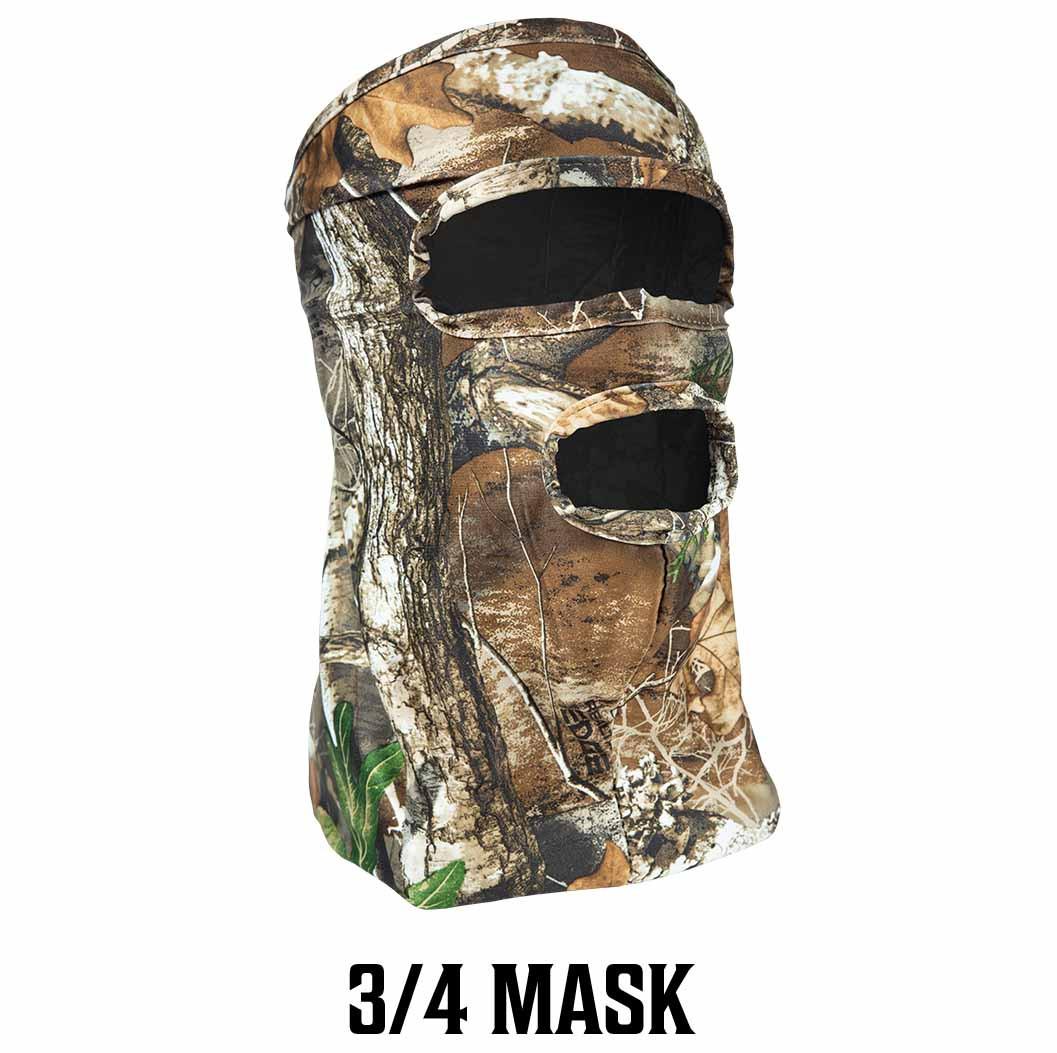 Primos Stretch 3/4 Face Mask Real Tree Edge Camo PS6668 Caliber None Shell Length None - View 2