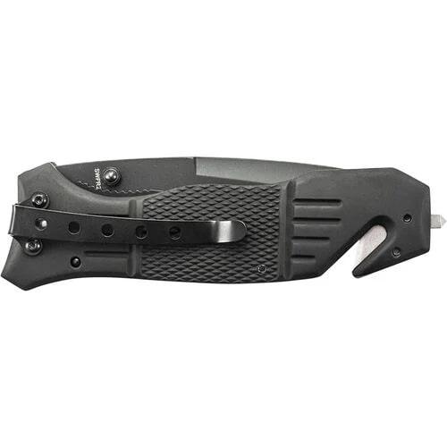 Smith & Wesson SWFR2S Folding Knife 3.3 in Black Stainless Tanto Blade - View 2