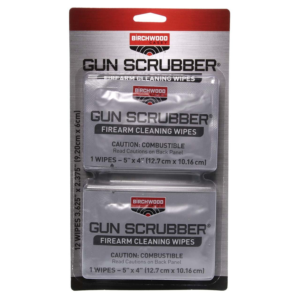 Birchwood Casey 33312 Gun Scrubber 12" 12 Wipes Per Pack - View 2