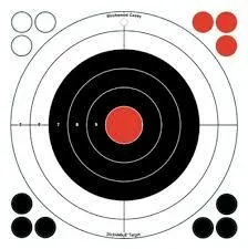 Birchwood CASEY Stick-A-Bull 12in Self-Adhesive Bulls-Eye Targets 5-Pack - View 2