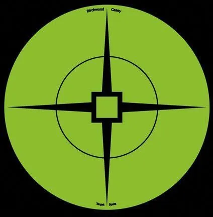Birchwood Casey Target Spots 6" Crosshair Green 10 Pack - View 2