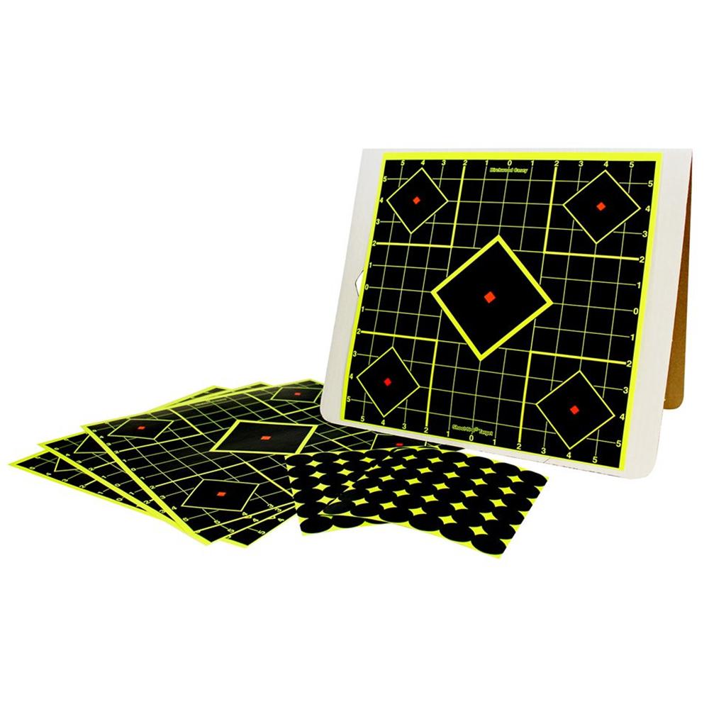 Birchwood Casey 34202 Target Kit 12 in Black Yellow 4 Targets 72 Pasters - View 2