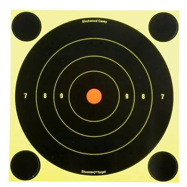 Birchwood Casey 34512 Reactive Target 6 in Black Yellow Red 12 Pack - View 2
