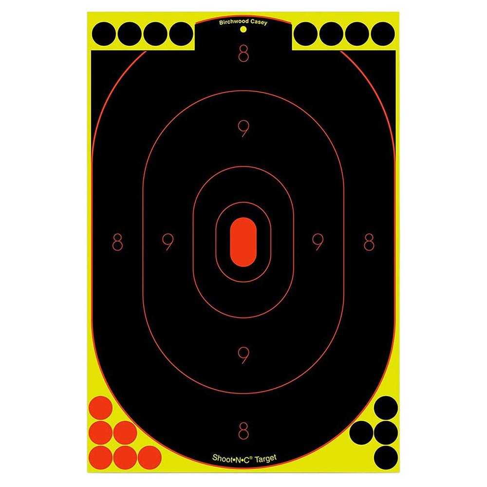 Birchwood CASEY Shoot-N-C 12x18in 5 Silhouette Targets 90 Pasters (34605) - View 2