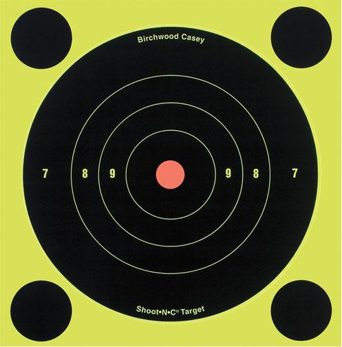 Birchwood CASEY Shoot-N-C 8in Bull's-Eye 30 Targets 360 Pasters (34825-30) - View 2