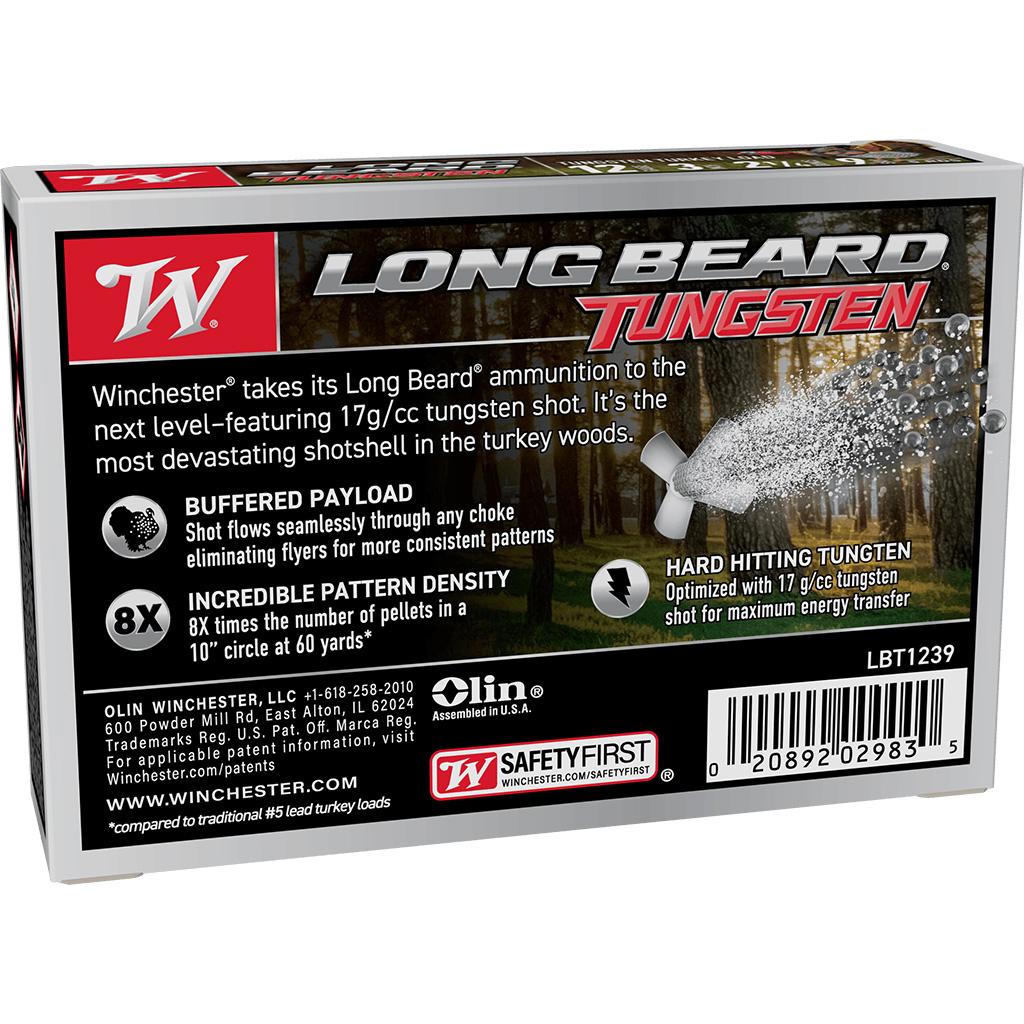 Winchester Long Beard TS17 12GA 3in 2.25oz #9 1100fps 5ct - View 2