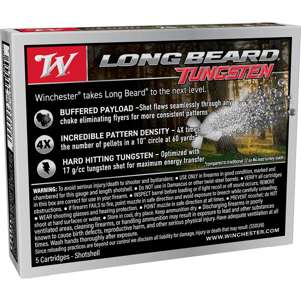 Winchester Long Beard TS17 20GA 3in 1-9/16oz #8 Tungsten 5rd - View 2