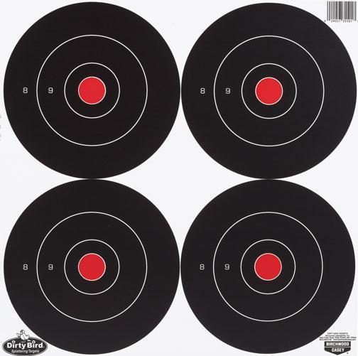 Birchwood Casey 35504 Bullseye Target 5.5 in Heavy Tagboard 12 Pack - View 2