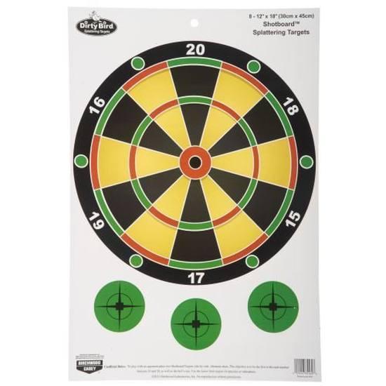 Birchwood Casey 35562 Paper Targets 12 in x 18 in 8 Pack Splatter Design - View 2