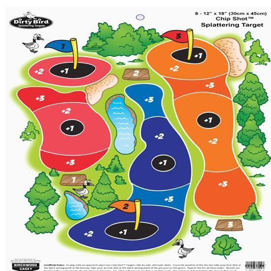 Birchwood Casey Dirty Bird Game Target 12"X18" Chip Shot 8/Pack 35566 - View 2